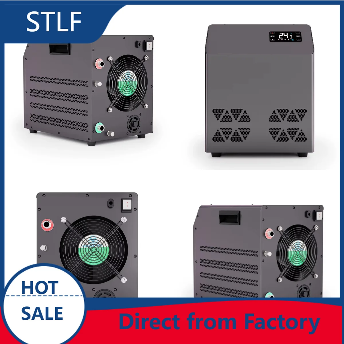 STLFFactory Wholesale Energy-Saving Ice Bath Chiller With New Channel System for Increased Cooling Efficiency