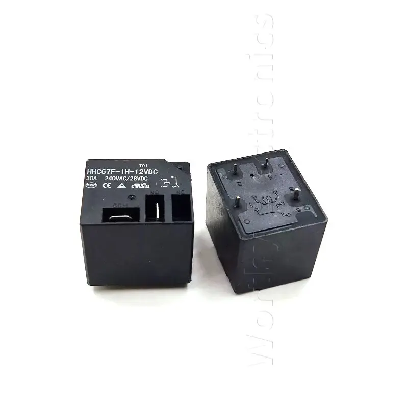 Free shipping   10PCS/LOT HHC67F-1H-12VDC 12V 30A 4PIN Relat