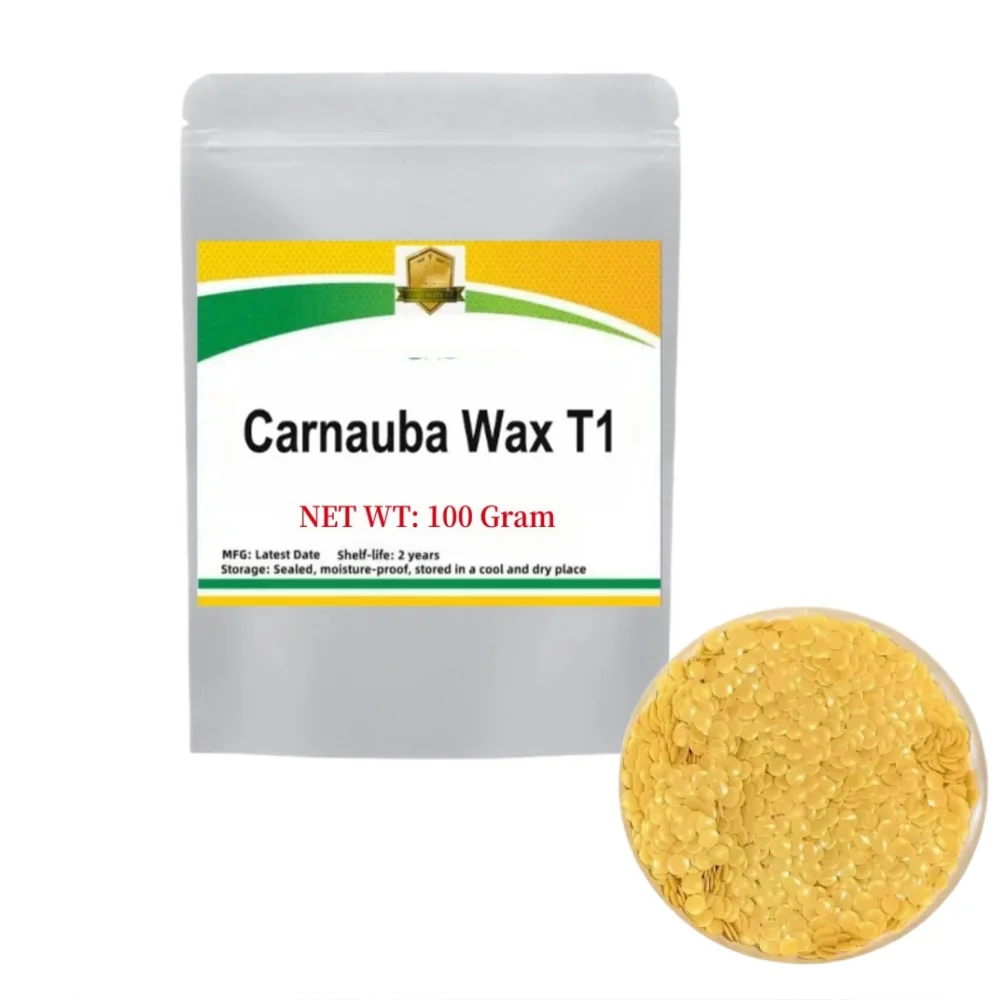 Natural Carnauba Wax T1 Mouth Red Lipstick Wax Cosmetics Materials