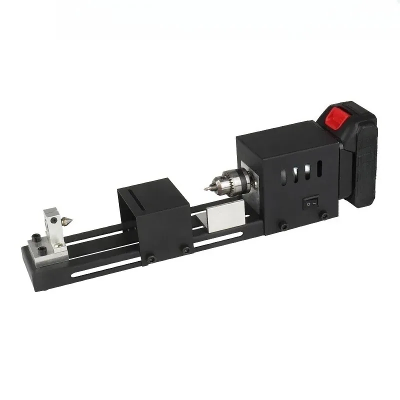 

Miniature bead lathe grinding polishing cutting miniature DIY woodworking lathe