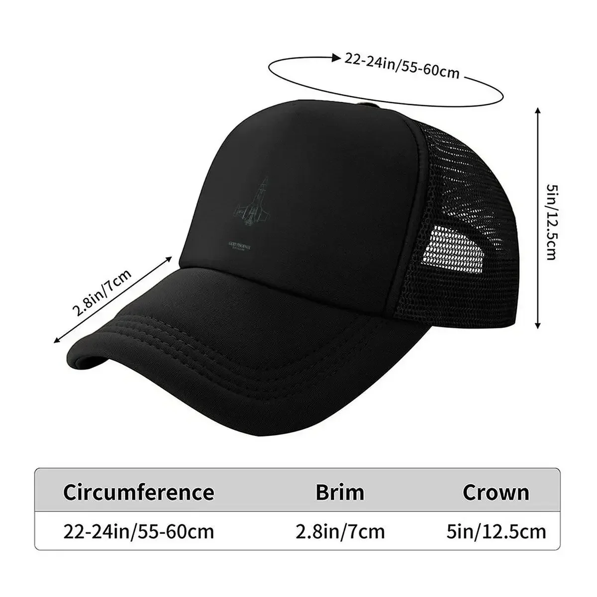2026 “Rocket Outline Sci - Fi, Symbol Design” Mesh Baseball Cap