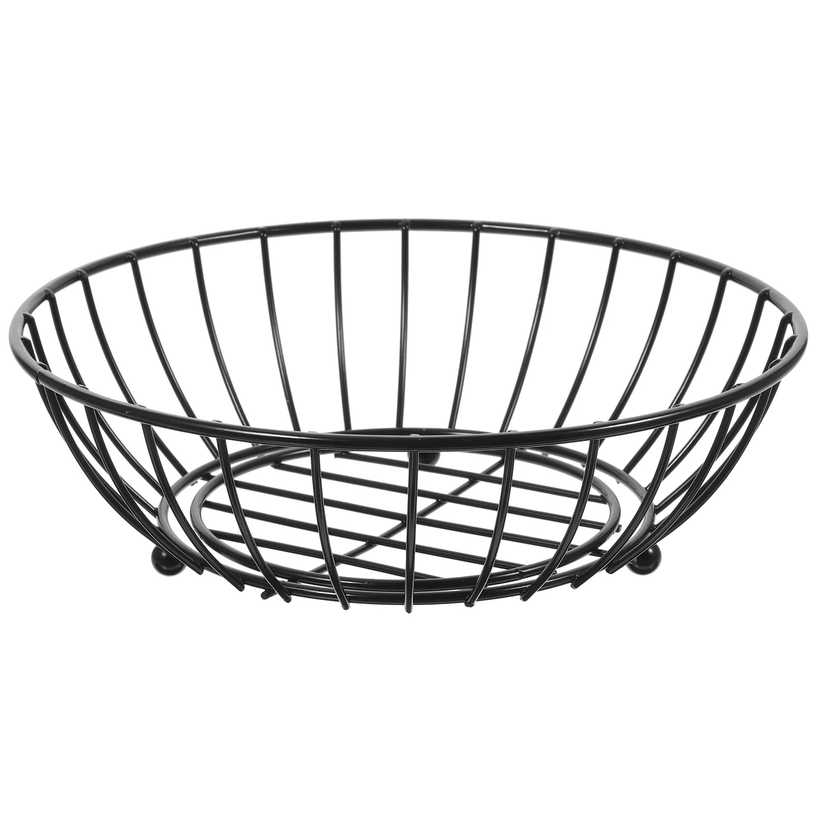 鉄線フルーツバスケット大容量中空デザインスナック野菜収納バスケットキッチンリビングルームデスクトップ用