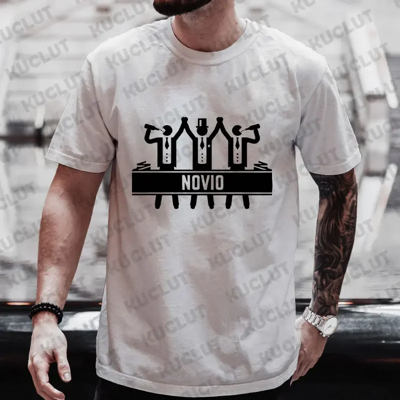 Camisetas de despedida de soltero español Evg Man Equipo Del Novio Tops novio camisetas de despedida única padrino de boda mejor hombre