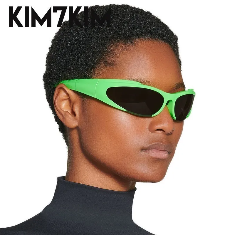 Neue y2k Sport Punk Sonnenbrille Frauen Männer Luxusmarke Mode Retro 2000's Brillen Vintage Steampunk Sonnenbrille Sonnenbrille uv400 – Detail 1