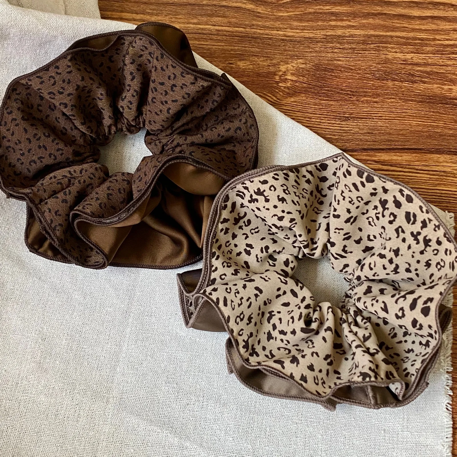 1 gomas elásticas para el pelo con estampado de leopardo para mujer, elegantes para uso diario y fiesta, regalo Ideal