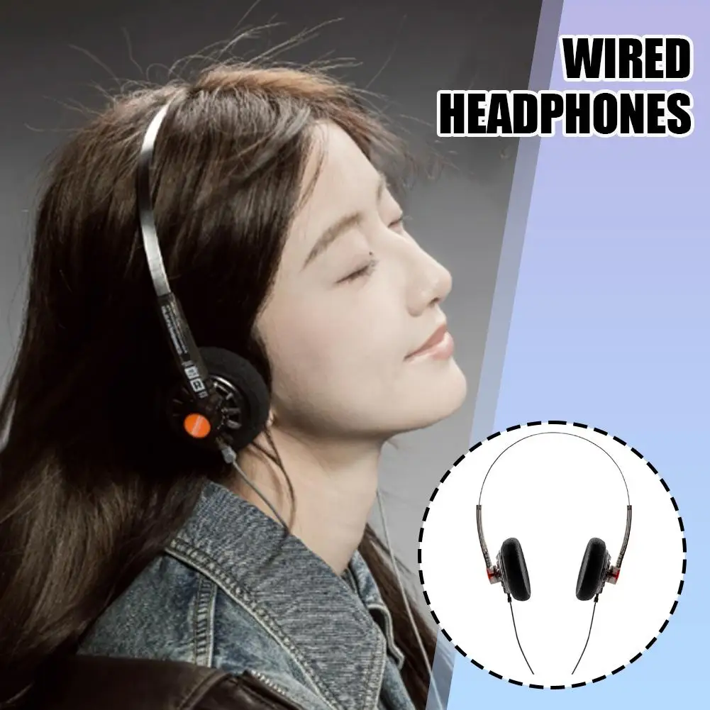 

Проводные наушники классического дизайна, черные, компактные, портативные, удобные, регулируемые, многофункциональные, беспроводные, для настольного использования