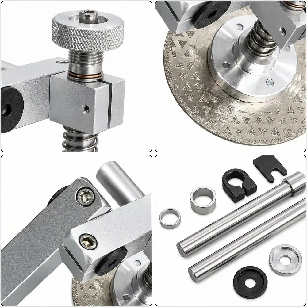 Aluminum Alloy Brake Alignment Tool for Bikes with Steel Reinforcement and Compatibility for Modern Through Axle Designs
