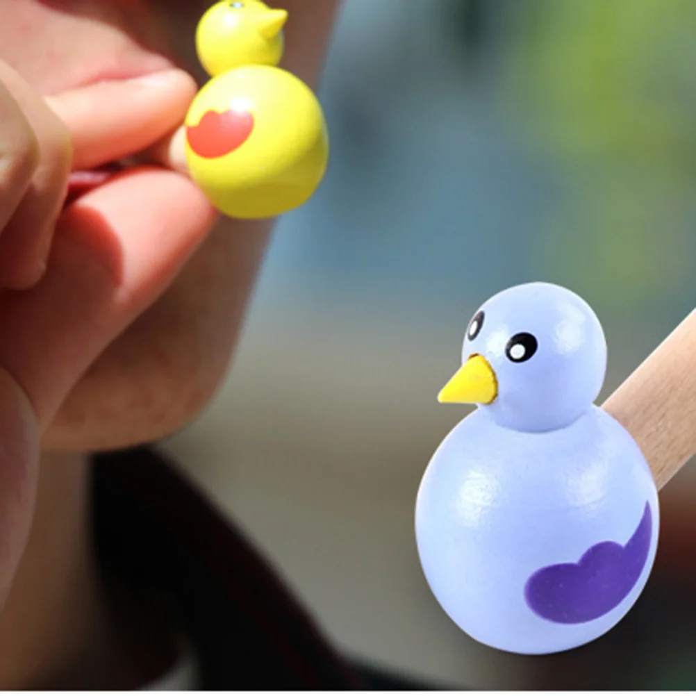 

Cartoon Colorful Whistle Wooden Creative Whistle Party Favors Noisemaker For Festival Gift