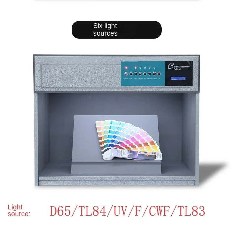 Standard Color Matching Light Box Six Light Source Box Fabric Textile Colorimetric Box D65 Printing and Dyeing