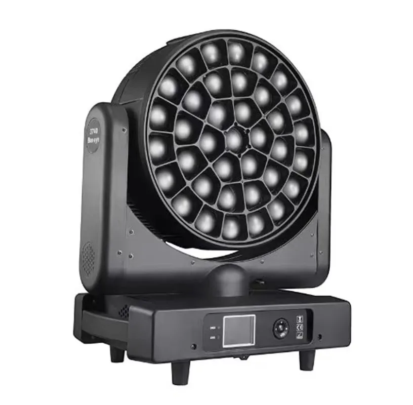 37x15W full-color LED strobe light strip RGBW focus shaking head background light, suitable for wedding stage events DJ club