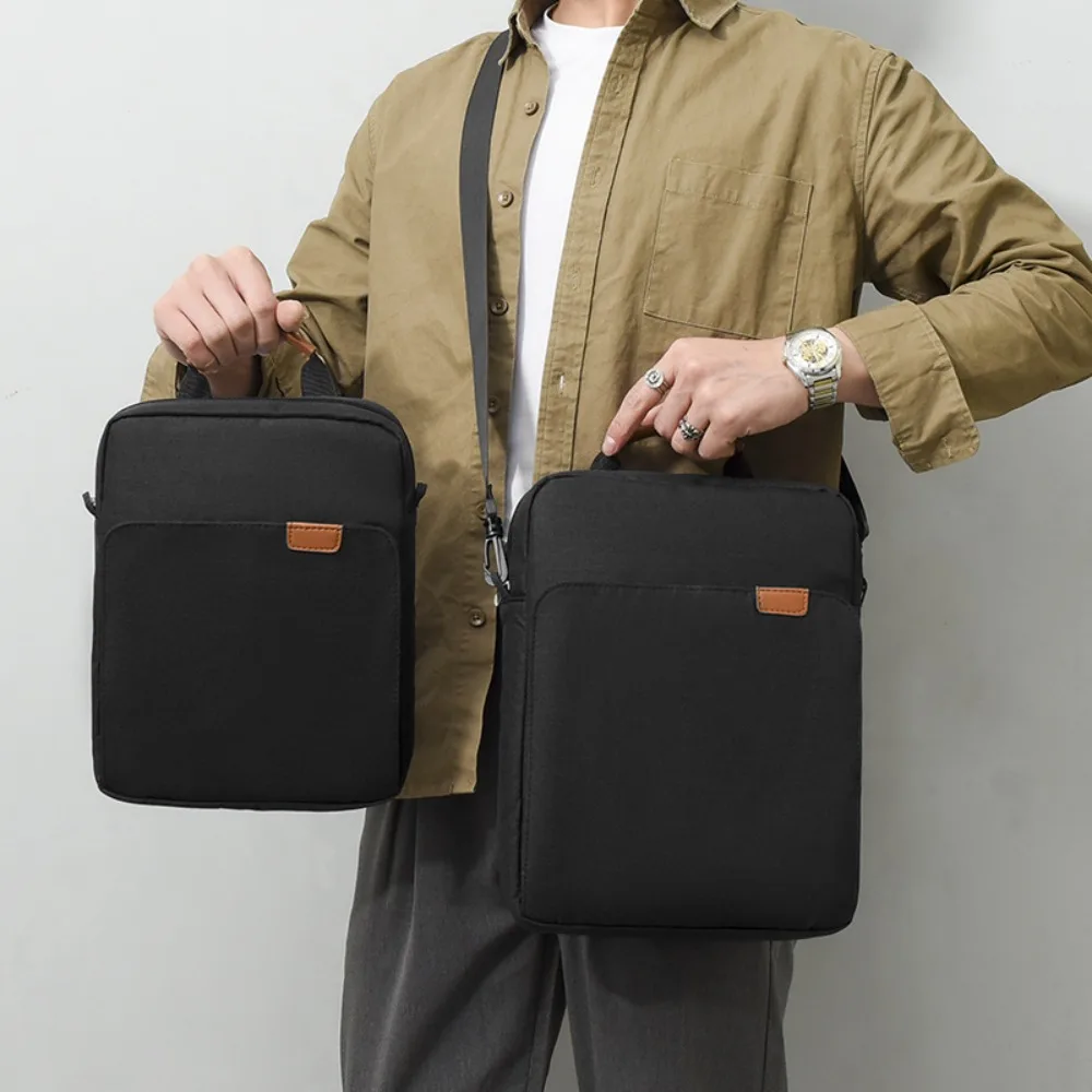 

High-capacity Notebook Pouch Tablet Shoulder Sleeve Bag Diagonal Bag Briefcase Multifunctional Waterproof Travel Business Use