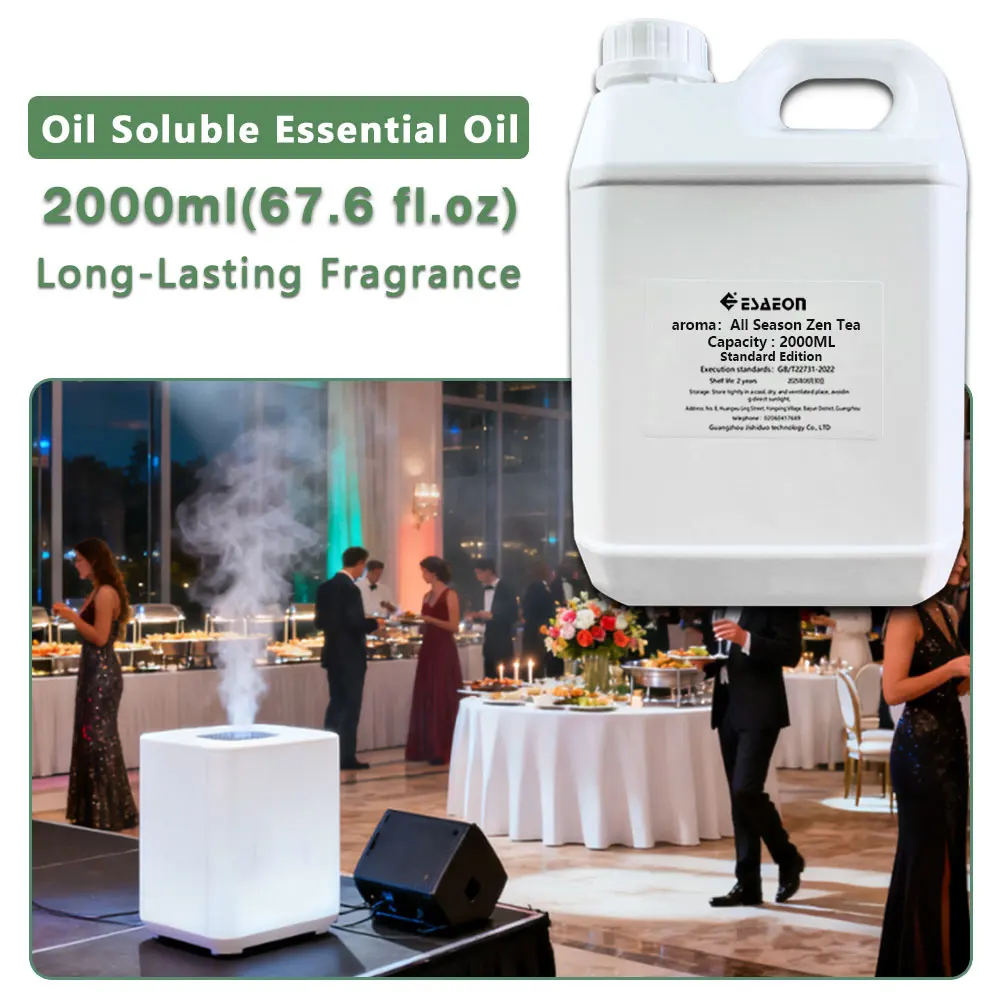 ESAEON Essential Oil, For All Waterless Aromatherapy Diffuser,Hotel Aroma Machine Oil, All Season Zen Tea - 2000ml (67.6 fl.oz)