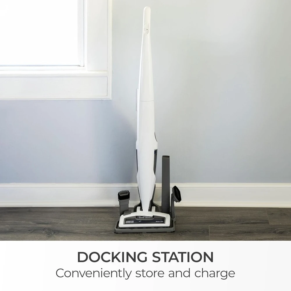 المنزل. DS1030 عصا لاسلكية مكنسة كهربائية خفيفة الوزن 2 سرعة شفط الطاقة LED المصباح 2 في 1 يده للأرضيات الصلبة #6