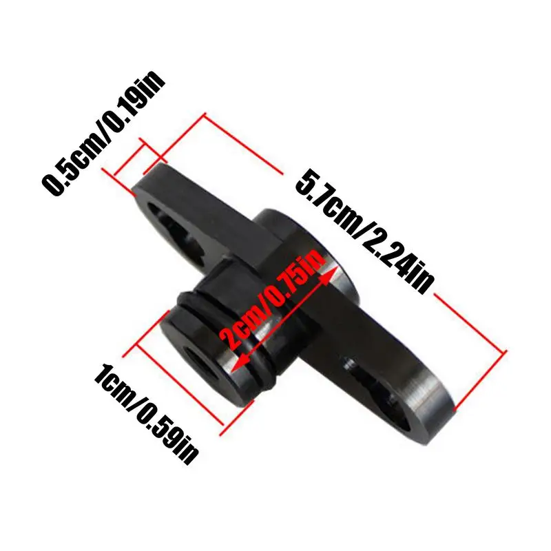 アルミ製燃料レール圧力レギュレーターアダプター、漏れ防止燃料レギュレーターアダプター、赤い燃料レール交換
