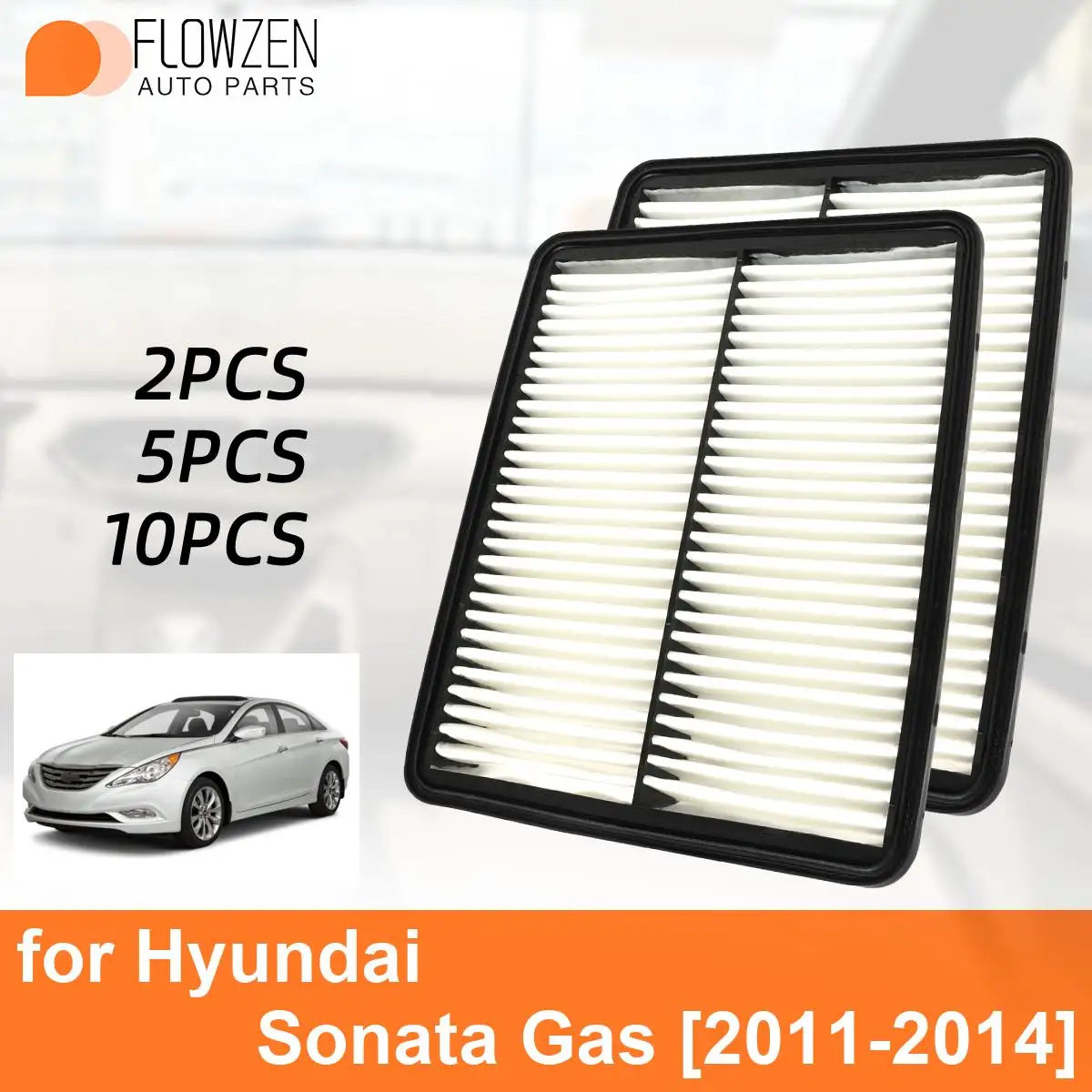 Фотоэлемент для Hyundai Sonata Gas 2011-2014, автофильтры из углеродного волокна CA10881 28113-2P100 28113-3S100