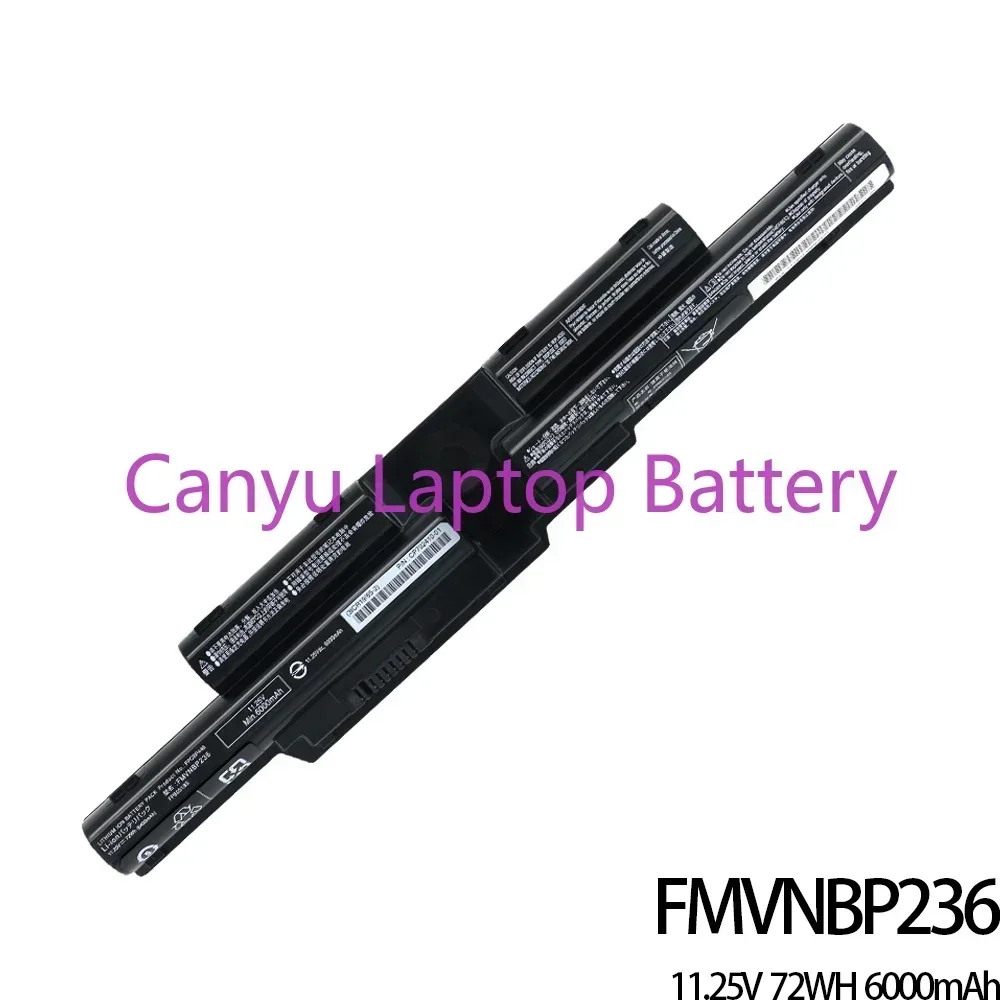 FMVNBP236   FPCBP446 FPCBP446AP FPB0318S FPB0344S For FUJITSU Lifebook T725 Lifebook T726 New 11.25V 6400mAh 72W Laptop battery