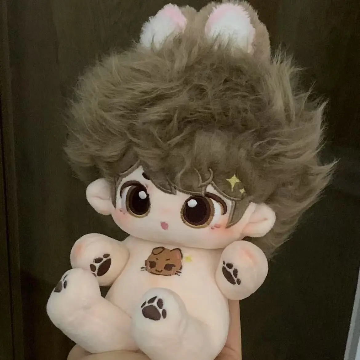 

20cm cotton doll super cute and adorable puppy series plush interchangeable costume doll figurine