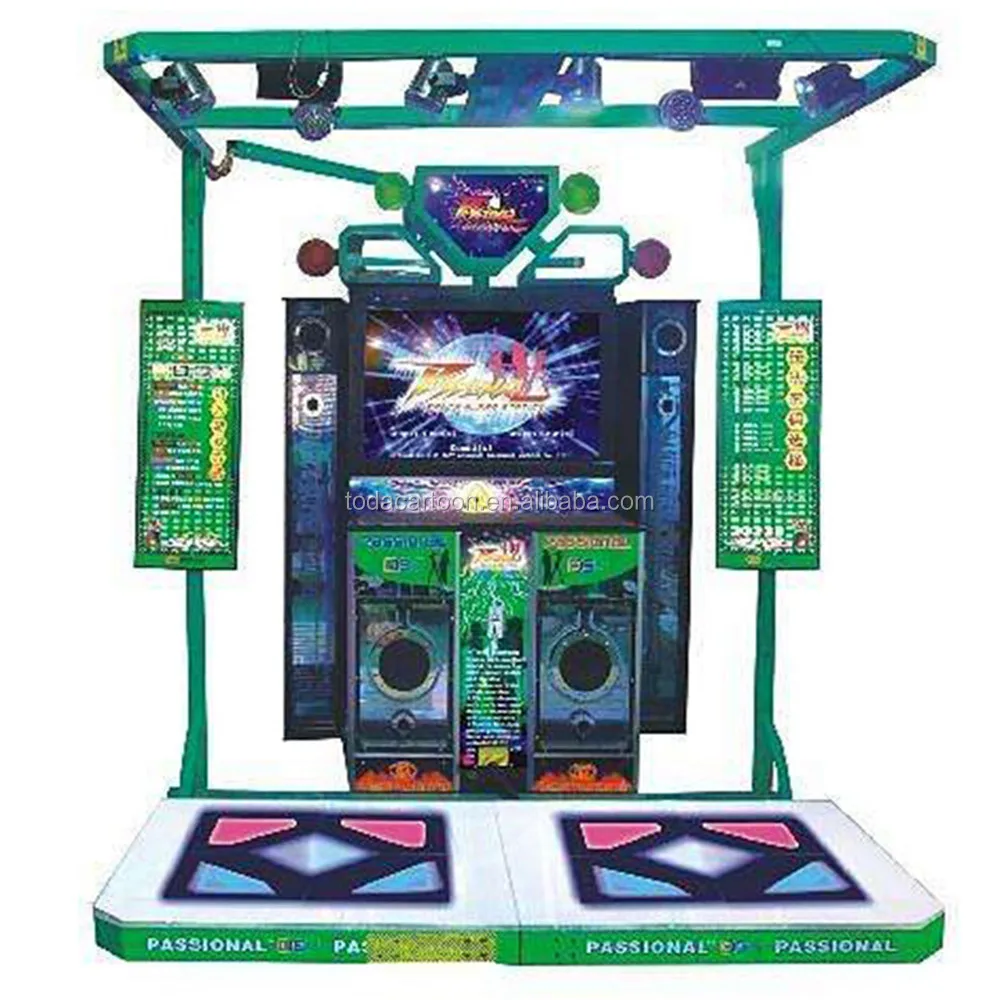 Coin operated dancing game machine pump it up dance machine/ kids coin operated game machine/ coin game machine