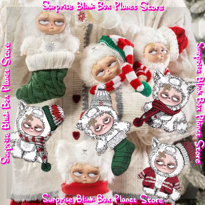 

Подлинная рождественская виниловая слепая коробка Grumpipi, праздничная кукла без сна, загадочная коробка, игрушка, идеальный подарок без сна, ночной сюрприз