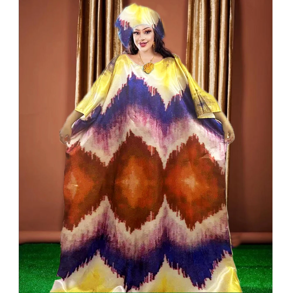 

Guipure Riche Long Dresses For Elegant Women Party Wedding Clothing 2025 Top Quality Bazin Riche Dashiki Traditional Robe