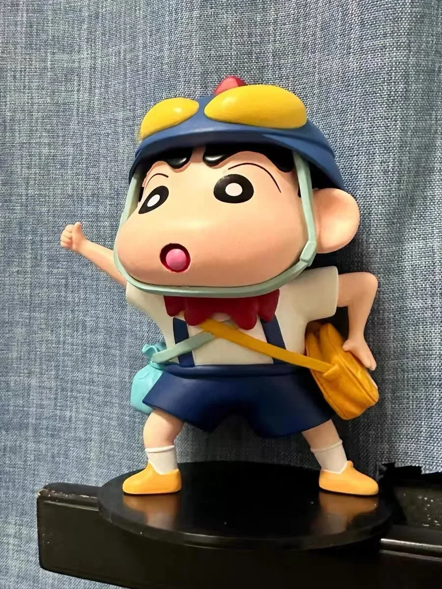 Kindergarten Crayon Shin-chan Cute Dynamic And Creative Q Version Superman Figure Model Ornament Boxed Toys For Children