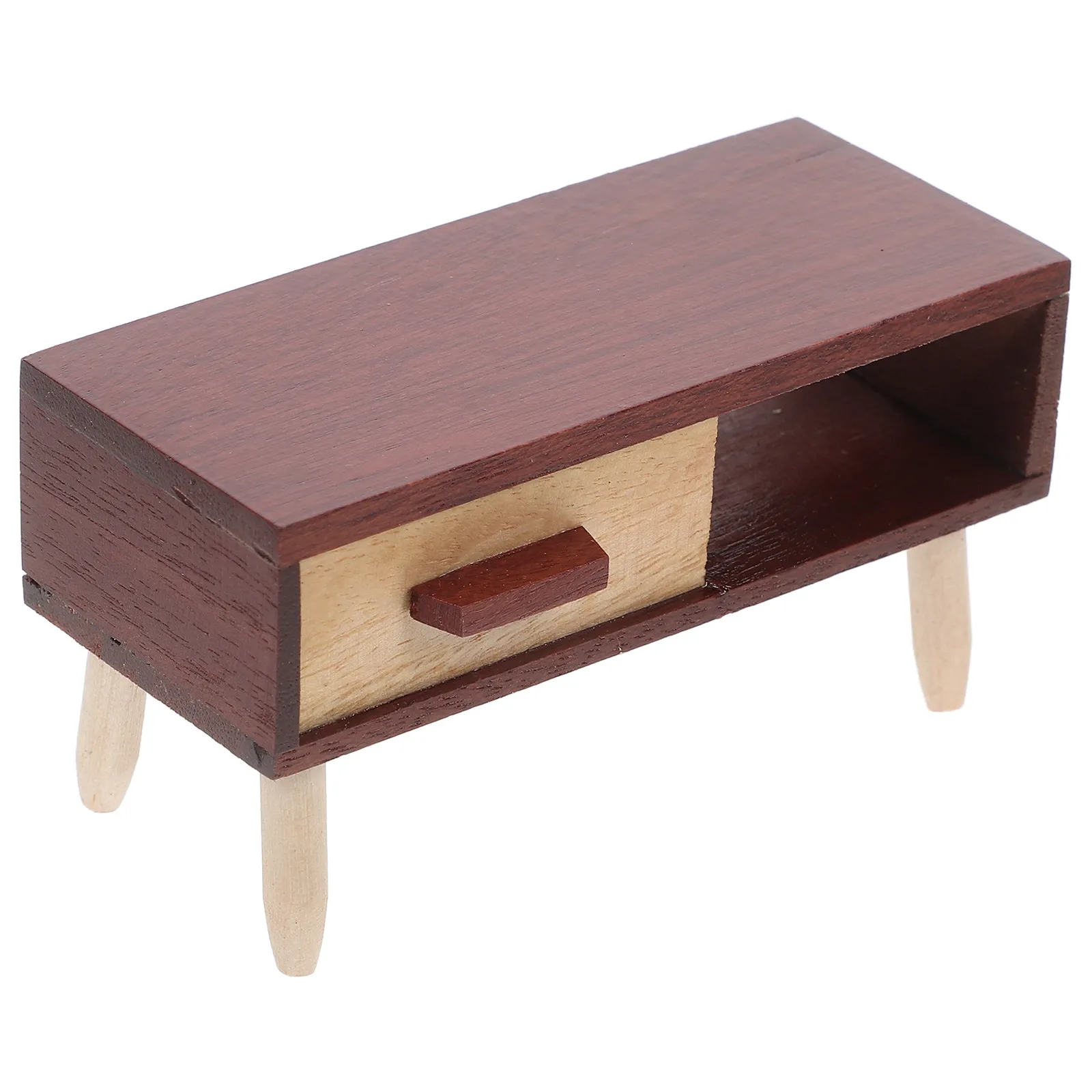 

Миниатюрная тумба под телевизор в масштабе 1:12, мини-подставка для ТВ, крошечная мебель для гостиной, миниатюрные принадлежности для кукольного домика, мини-декор