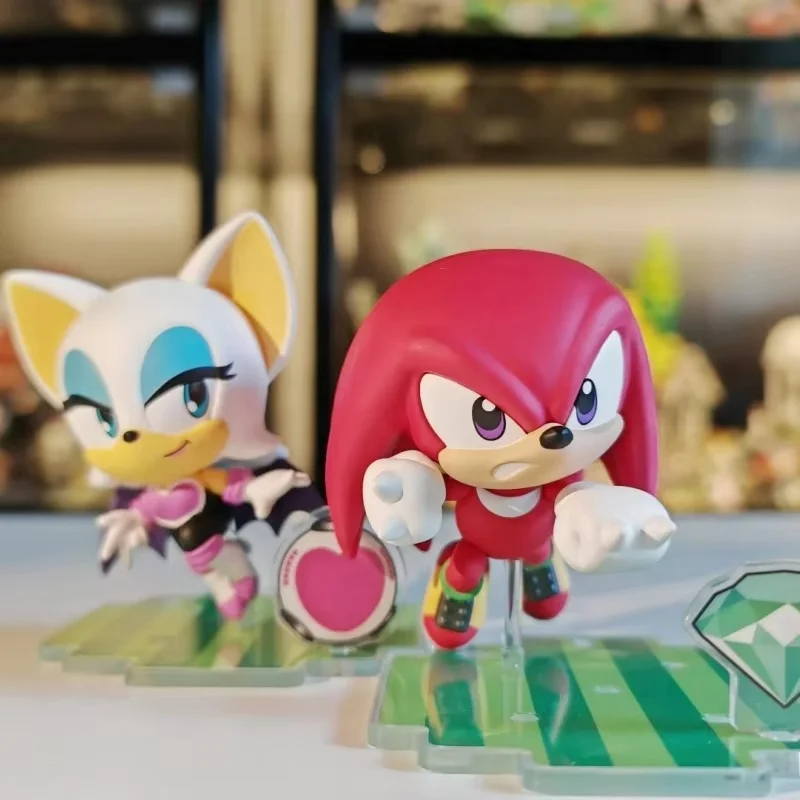 Hot Sale Hottoys Cosbi Sega Action Figure Sonic Hedgehod Blind Box Anime Figures Ornament Desktop Decoration Toys Birthday Gifts