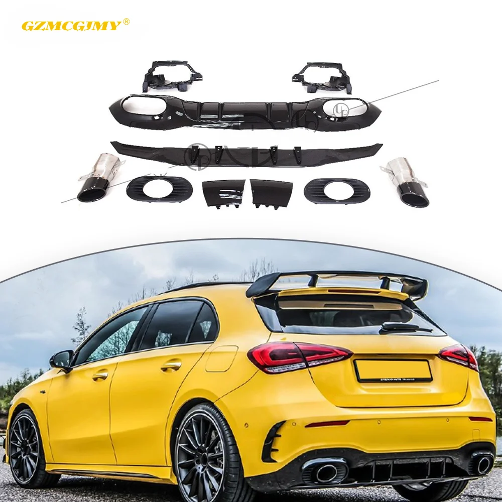 

For Mercedes-benz A-class W177 2019-20 A35 Hatchback Style Diffuser W177 Auto Replacement Upgrade Parts