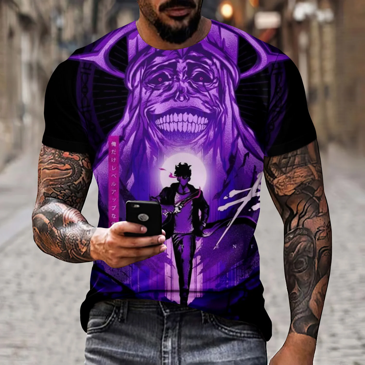 

Лето 2025 года, последние мужские топы, быстросохнущая футболка в корейском анимационном стиле, спортивная тренировочная футболка в уличном стиле