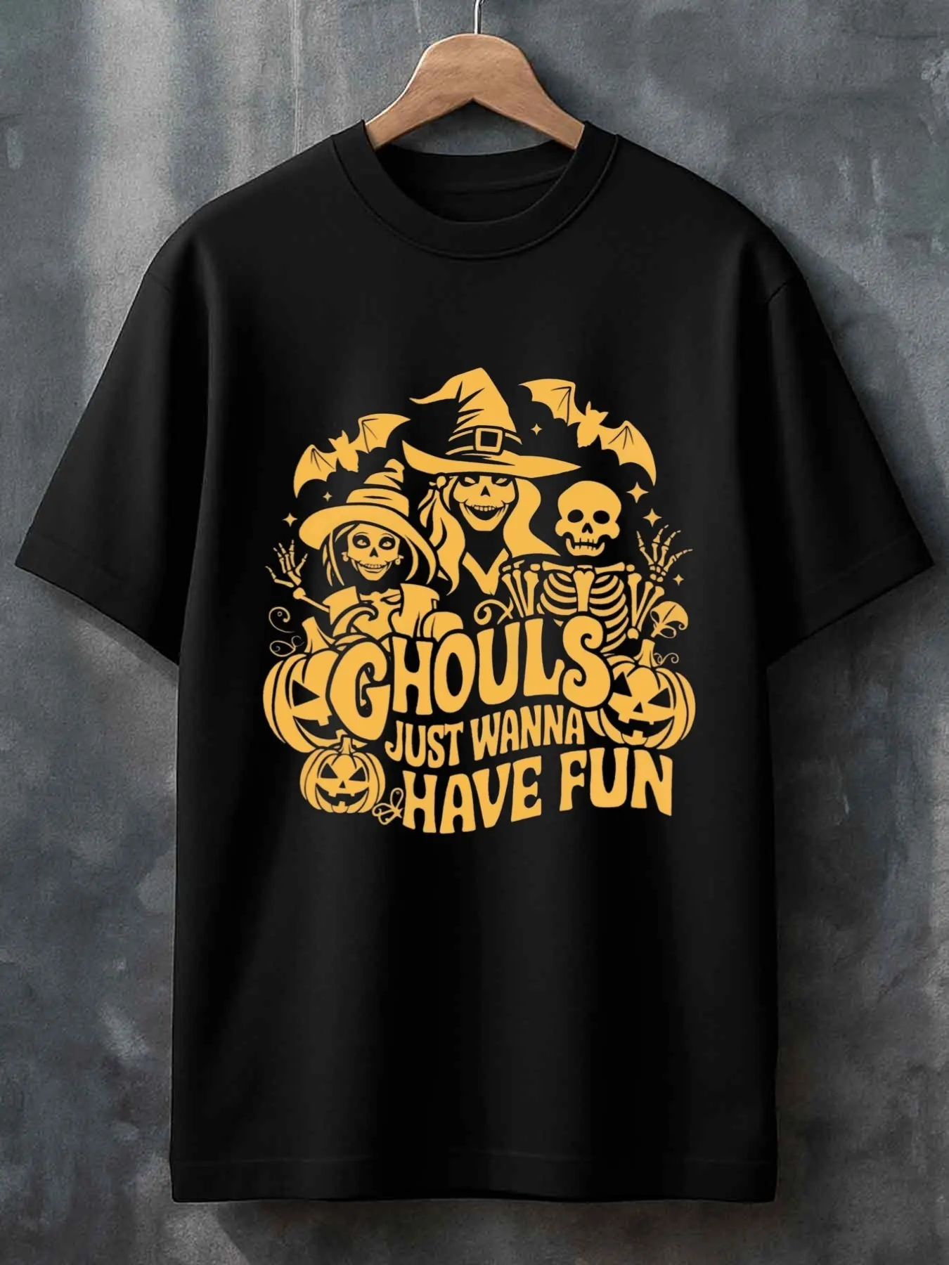 

Top Pick Local1pc 180gsm Heavyweight Vintage Cotton Halloween Tee