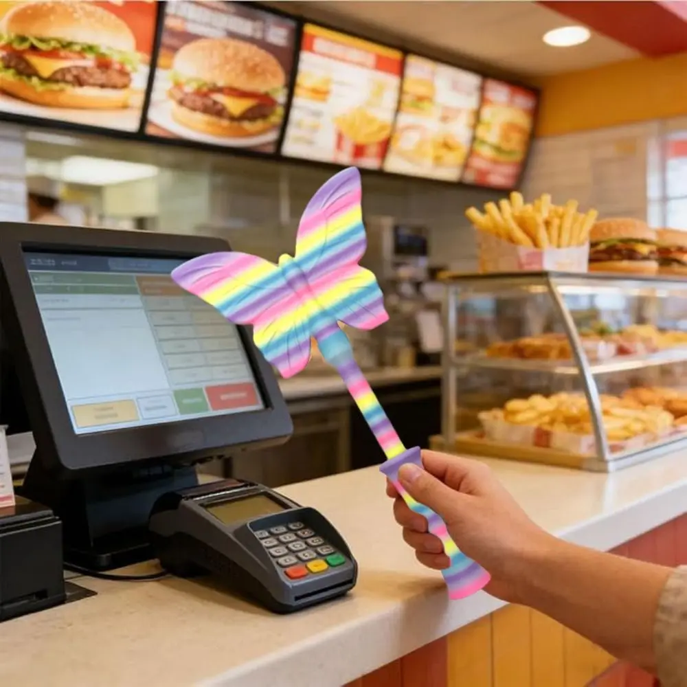 

Retractable Wand Tap To Pay Magic Wand Portable Tap-to-Pay Credit Card Holder 3D Printed Contactless Payment Card Holder