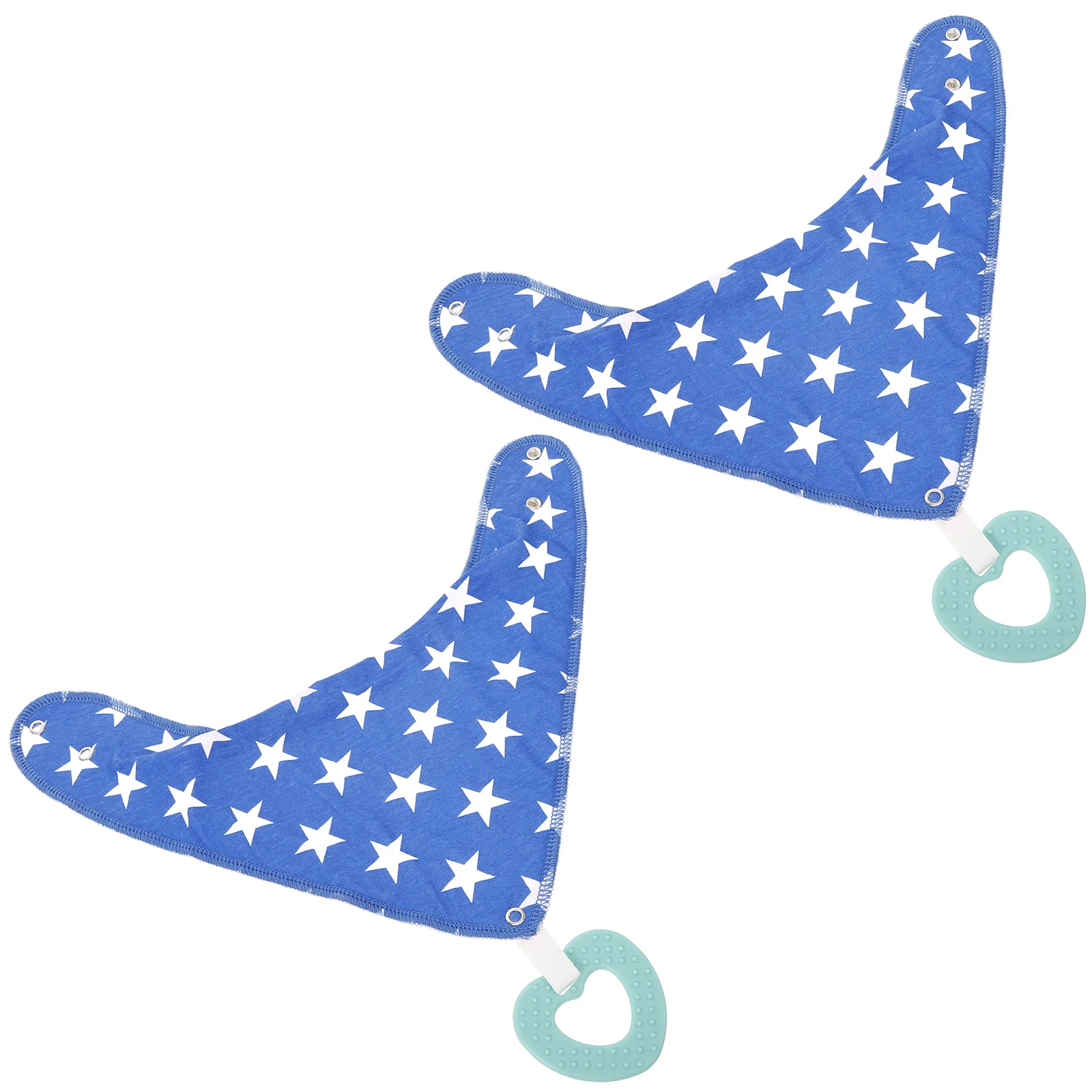 

2Pcs Baby Bandana Drool Bibs Cotton Soft Skin-Friendly Triangular Baby Bibs for Newborn Boys Girls Feeding Toddler Bib