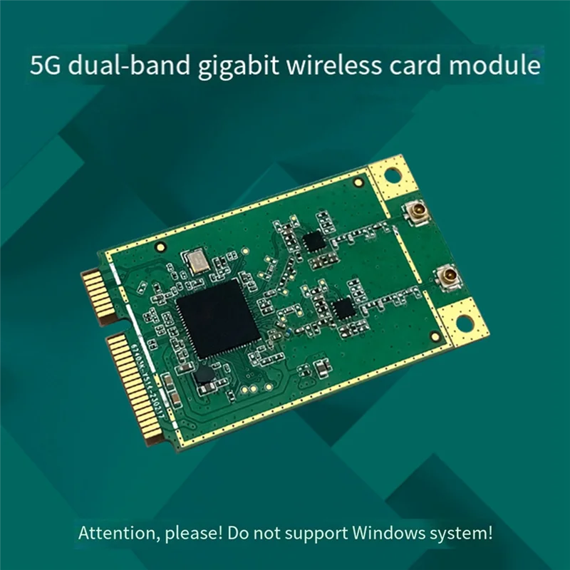 SQPP-Wireless Module 5G Wifi Module MT7612E Dual Band Gigabit Wireless Card Linux System Development Module