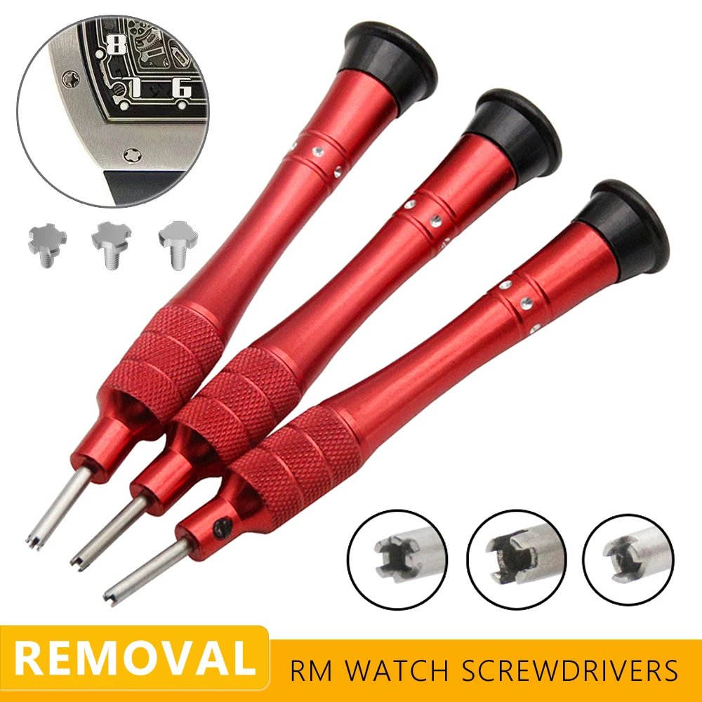 

Watch Repair Tool Cover Opener Screwdriver for Richard Mille Watch 3 4 5 Claws Screwdriver RM Strap Opening Removal Tools