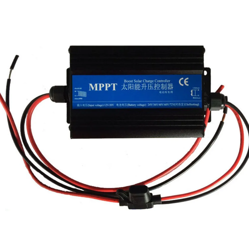 

MPPT 24V/36V/48V/60V/72V Boost Solar Charge Controller Panel Regulator Electric Vehicle Charging Voltage Solar Regulator 300W