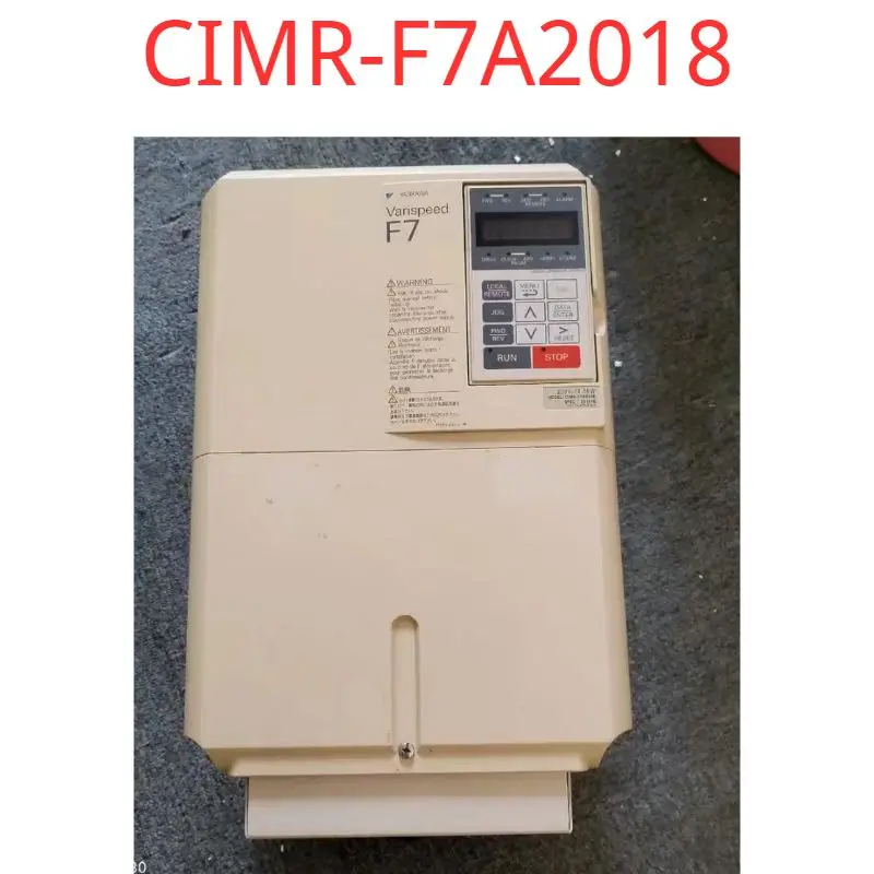 

Second-hand test OK F7 series inverter 18.5kW low pressure 220V, CIMR-F7A2018, function package,