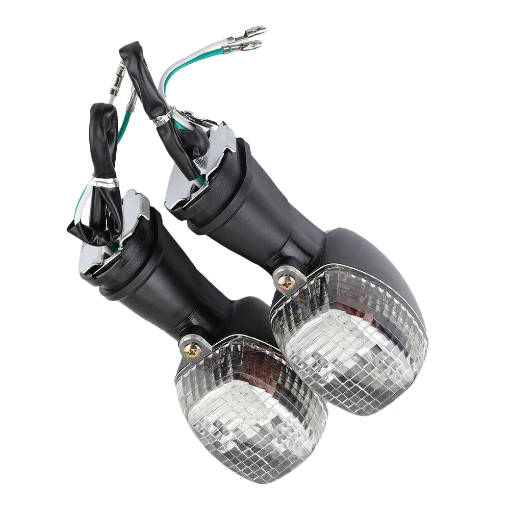 

2PCS Motorcycle Turn Signal Lights 12V Plastic Amber Light Fit for Kawasaki ZX6R ZX6RR ZX-7 ZX-7R ZX-7RR ZX-9R ZX-12R