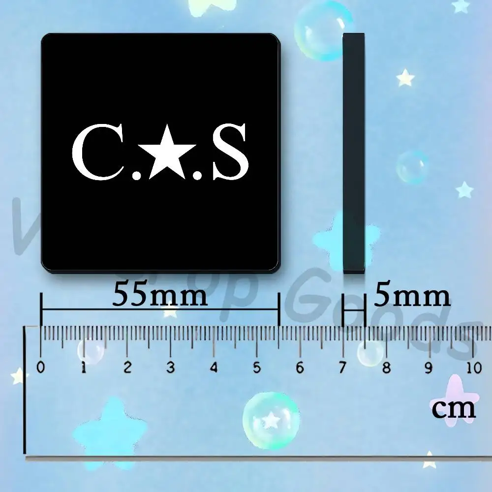 C-CAS C-Cigarettes A-After S-Sex 55x55mm Print Fridge Magnet Office Cabinet Decor Print Magnetic Square Pieces Lightweight