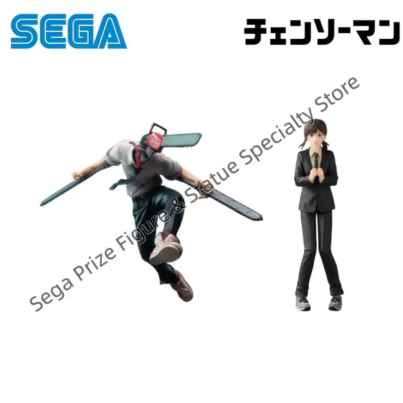 

Sega In Stock Original Box Garage Kit Model Chainsaw Man Denji Higashiyama Kobeni Anime Characters Original Action Figure Statue