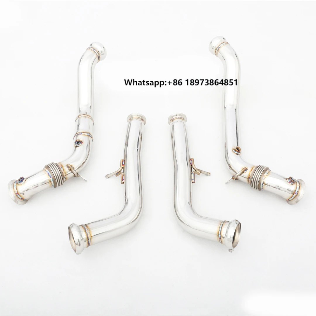 

Upgrade Exhaust Cat Pipe System G63 Amg Sound Exhaust Muffler Downpipe for Mercedes Benz G63 Amg W464 4.0T M177 Exhaust Downpipe