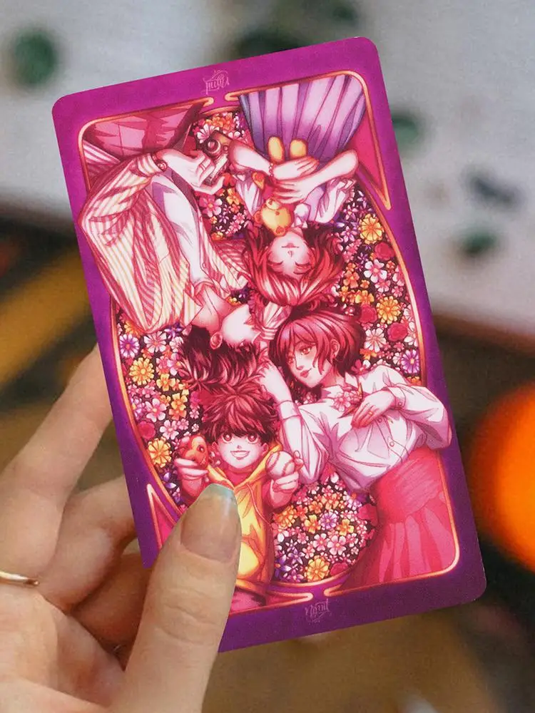 

Love Oracle Cards 80 Pieces Classic Love Tarot Cards, Roses Stars Board Games Collectible Fortune Telling Toys for Beginners