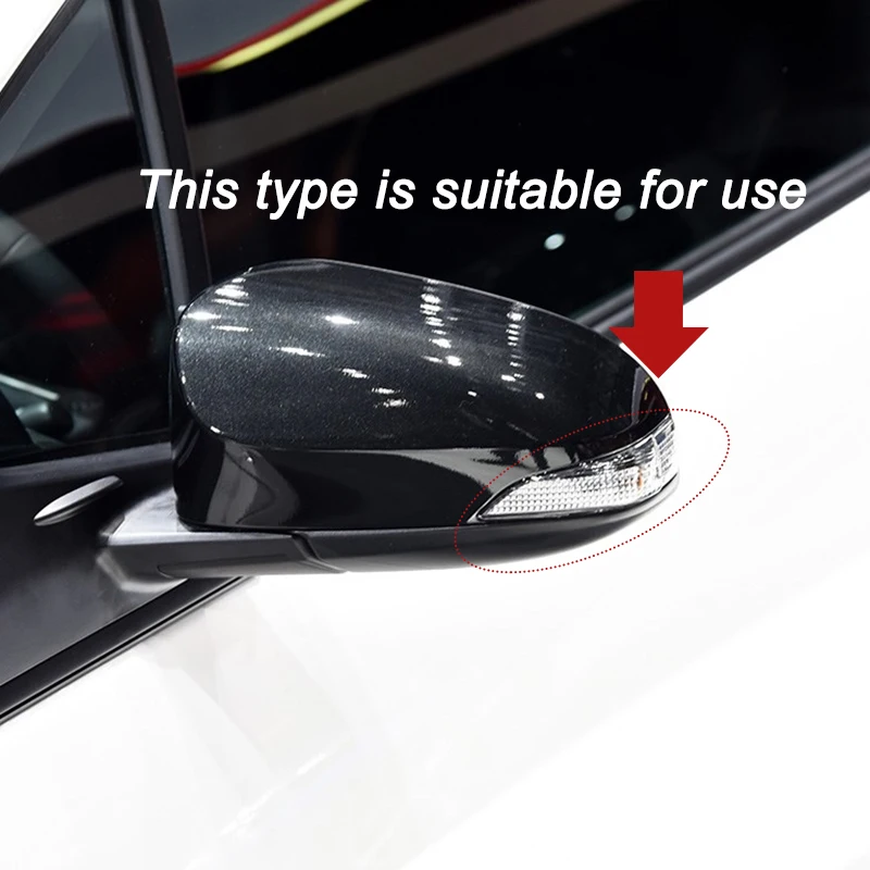 For Toyota Corolla Accessories 2014 2015 2016 2017 ABS Chrome Side Door Rear View Mirror Strip Cover trim Car Styling 2pcs