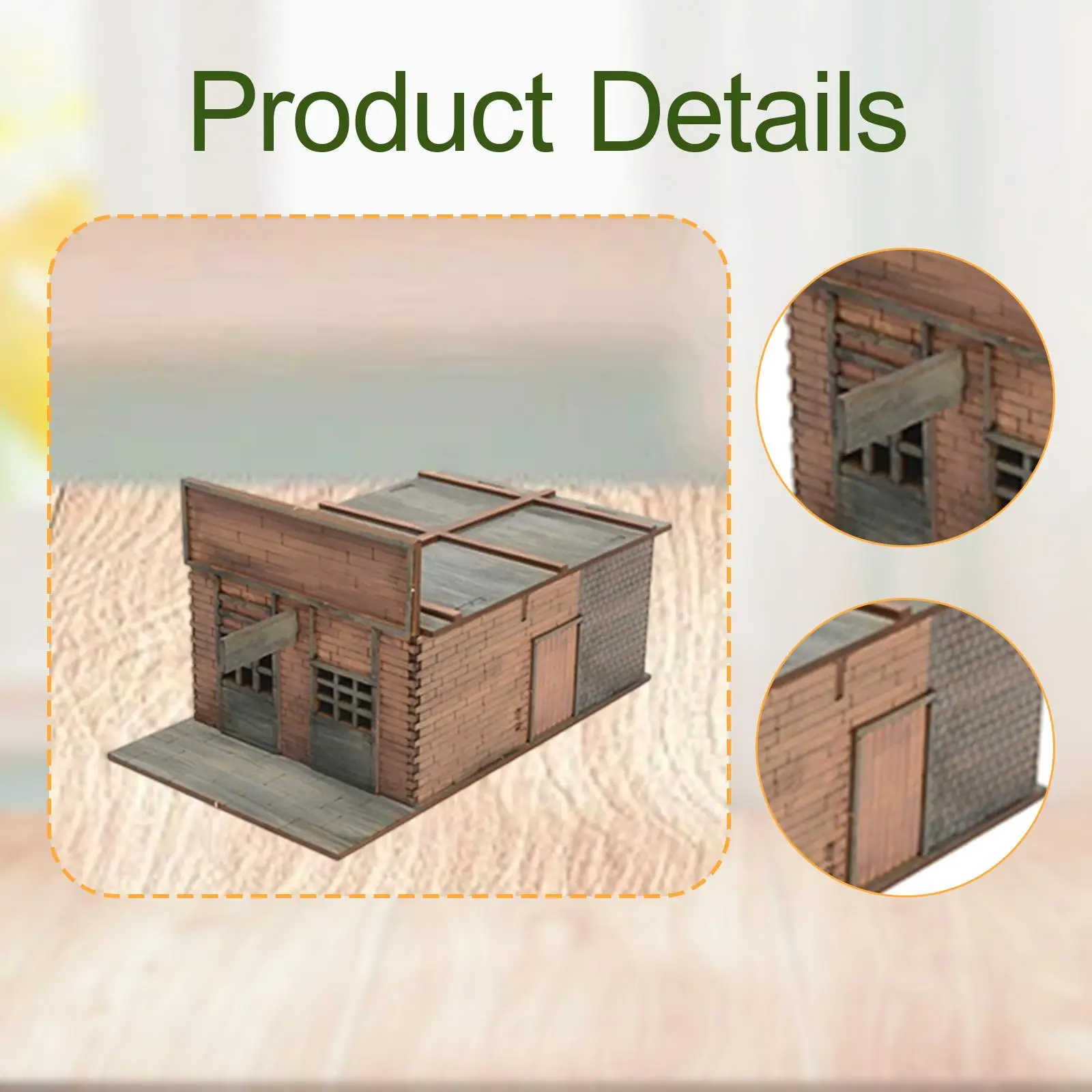 مجموعة نماذج بناء المدينة 1/72، ثلاثية الأبعاد للبالغين، ديوراما ذاتية الصنع، نموذج معماري لطاولة الرمل ذات المناظر الطبيعية الصغيرة