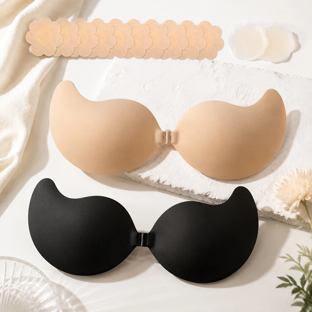 Backless Bra Sticky - Women's Bras Invisible Push Up Stick