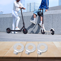 Outdoor Garden Washer Scooter Part 10* 2.84*0.31cm About 5g Aluminum White For Xiaomi For M365 Electric Scooter