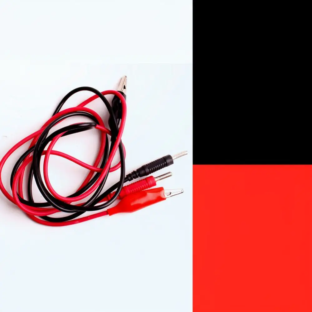 Alligator Clip To Banana Plug Test Cable 10A DC Power Output Cord For Electronic Testing And Diagnosis