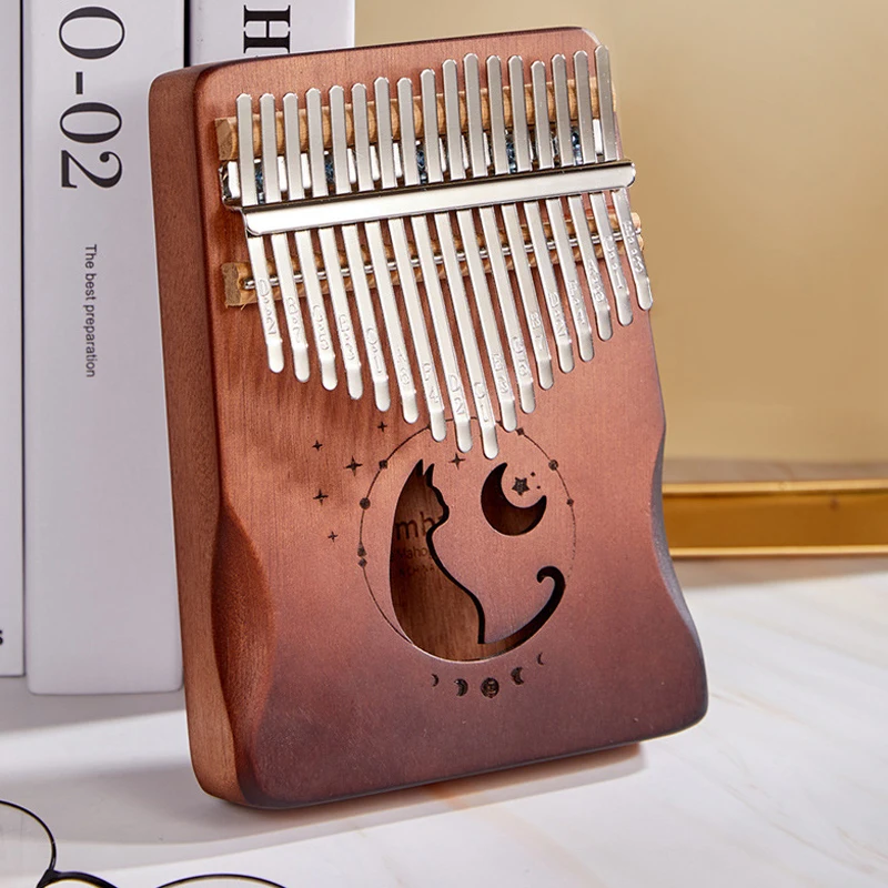 Kalimba Thumb Piano 21 Tone Single Board Kalimba 17 Tone Finger Piano Musical Instrument Thumb Piano