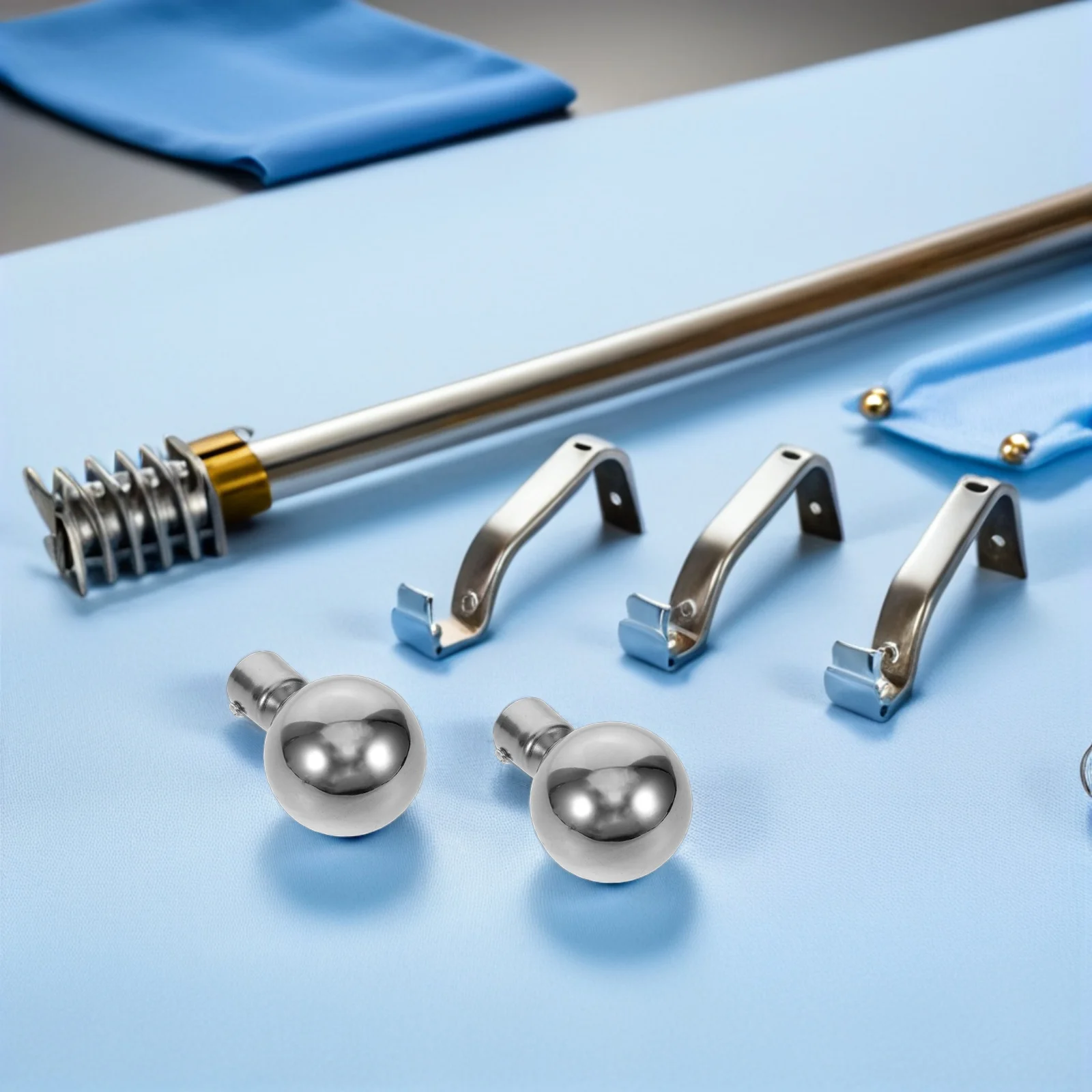 

2Pcs Stainless Steel Flagpole Finial Ball Topper Outdoor Anti-Rust Flag Pole Ornament Classic Round Top Decoration Replacement