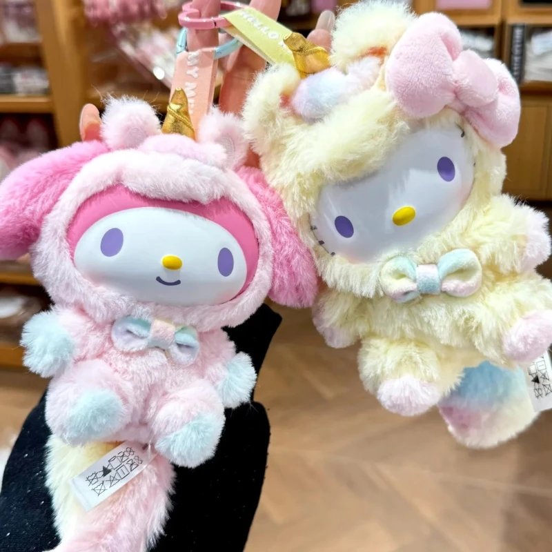 In Stock Sanrio Dreamy Unicorn Series Blind Box Cute Bag Pendant Figure Doll Mystery Box Vinyl Plush Pendant Toys Christmas Gift