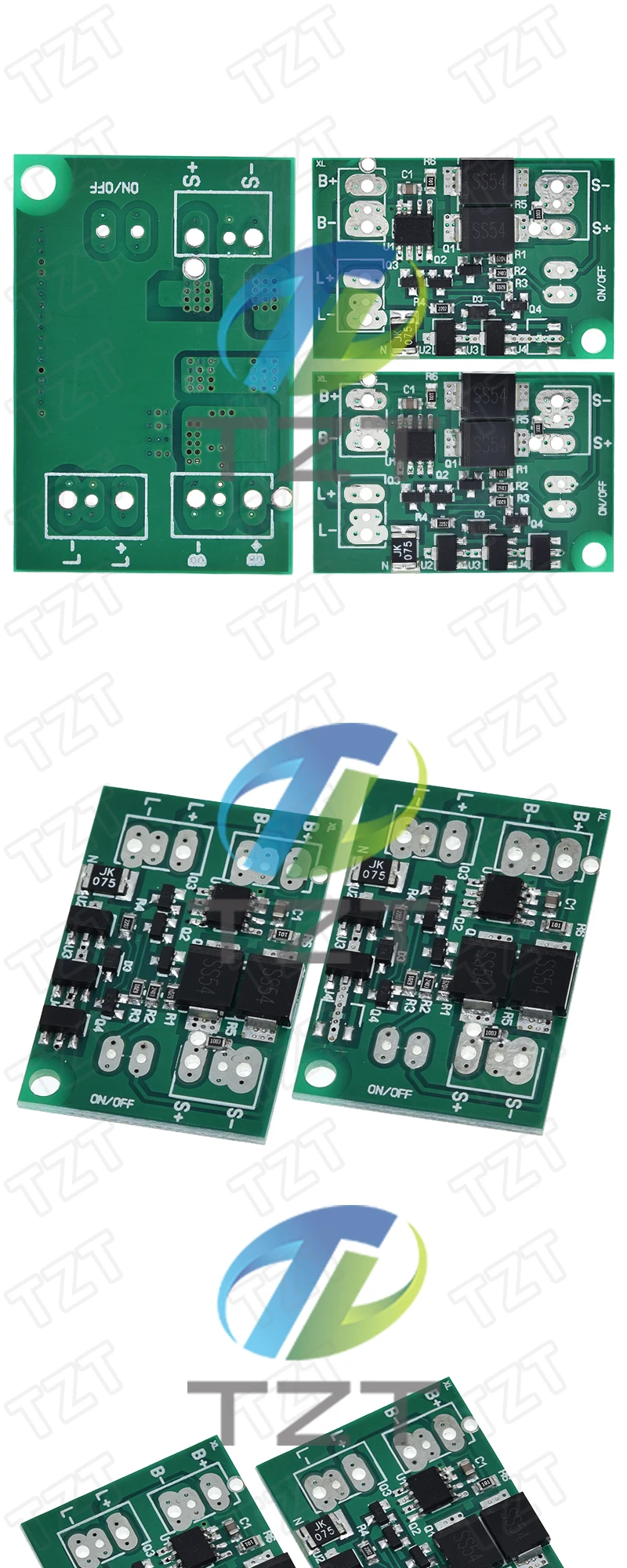 Automatisches Solarpanel-Batterielade-Modul Nachtlicht LED Hof-Gartenlampe Steuerungsschalter Verzögerungsrelaismodul Ein-/Ausschaltung – Detail 7